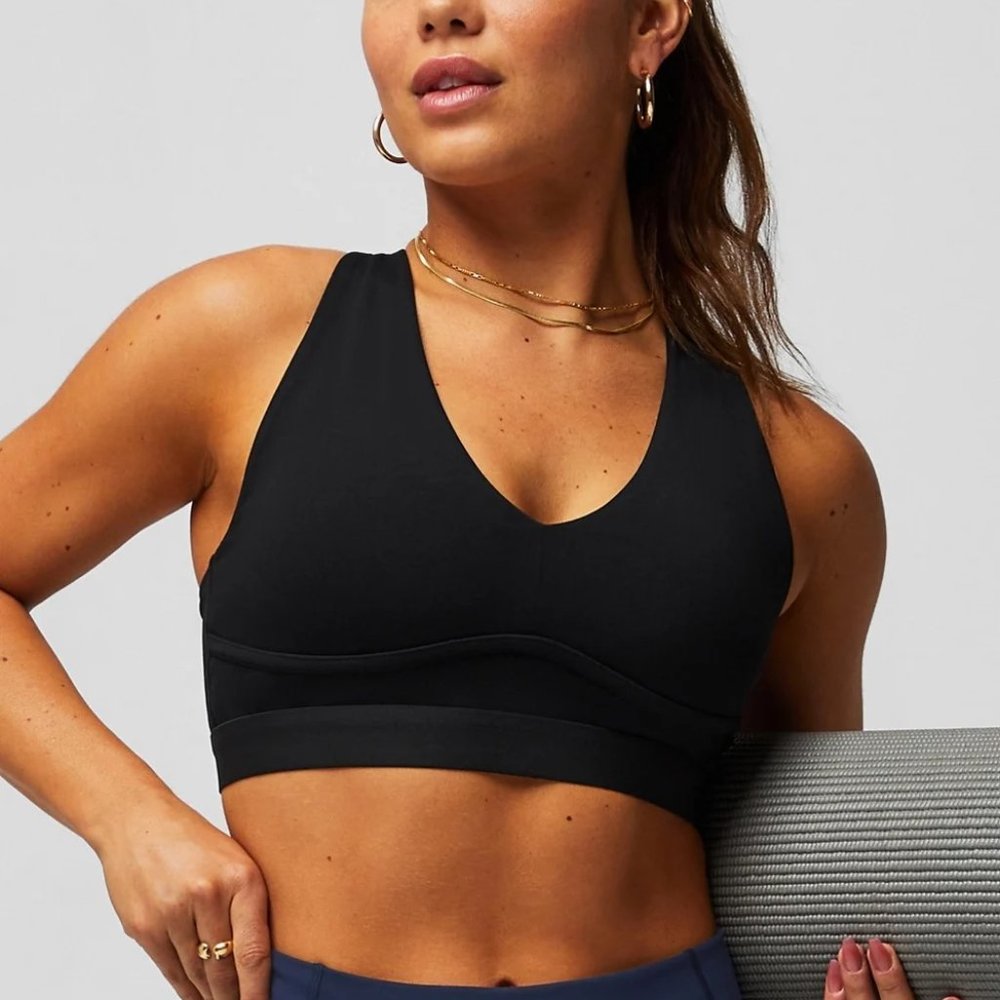 Fabletics All Day Every Day Adjustable Bra Black Small New NWT